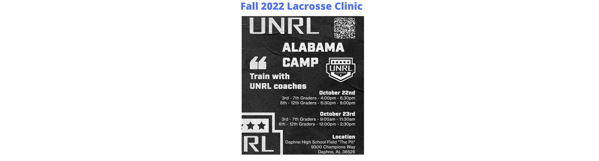 UNRL Fall 2022 Clinic