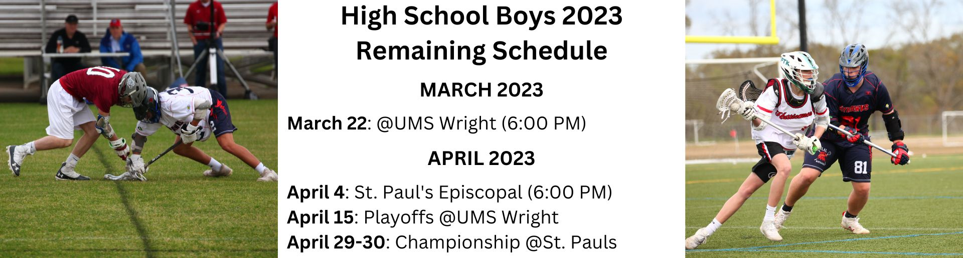 High School Boys 2023 Remaining Games