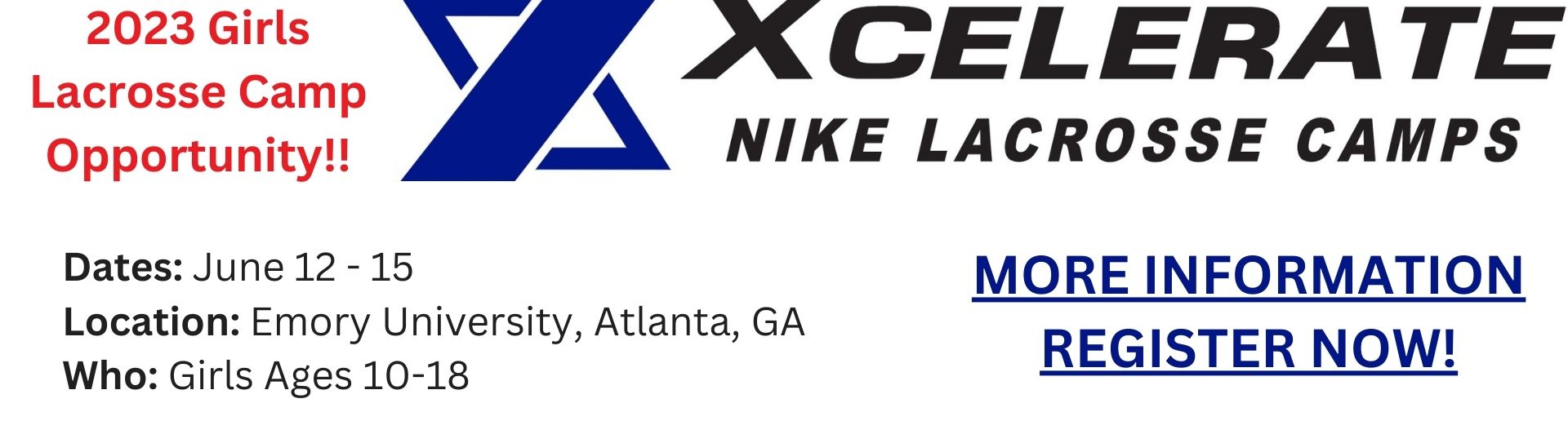 2023 Girls Xcelerate Camp