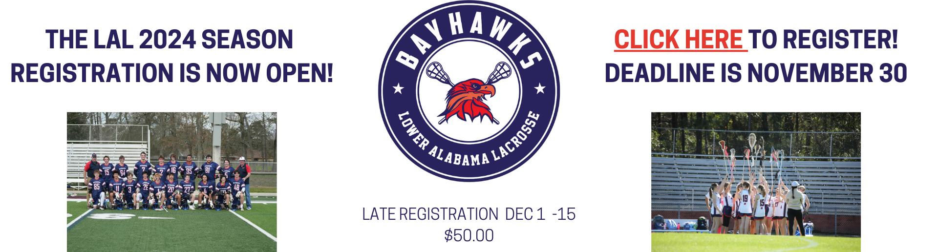 2024 SEASON REGISTRATION OPEN 