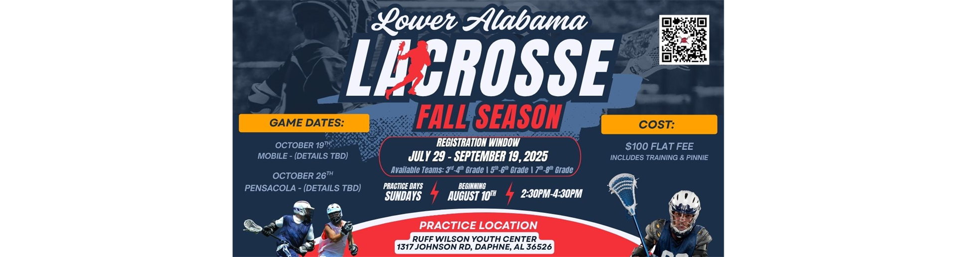 2025 Fall Boys Registrations
