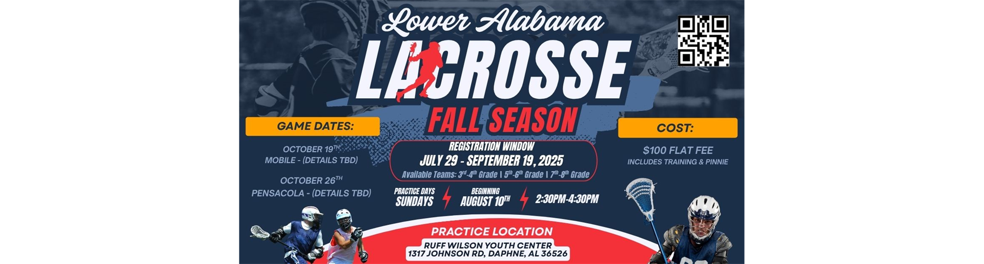 2025 Fall Boys Registrations